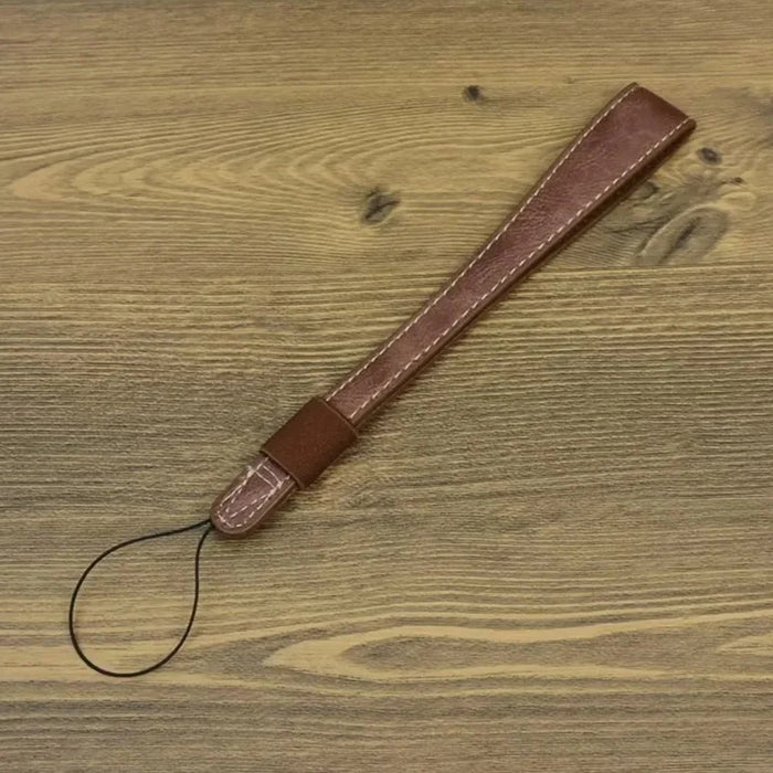 For Sony RX100 ZV-1F / Panasonic LX10 PU Leather Wrist Strap Camera Carrying Strap - Coffee - 2
