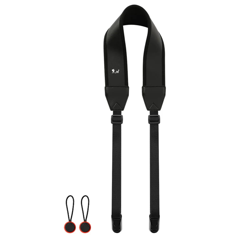 JN-F02 Nylon Webbing Quick Release Shoulder Strap for DSLR Mirrorless Cameras - Black - 1
