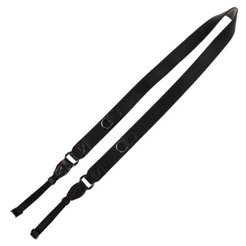 PU Leather Camera Carrying Strap SLR Camera Anti-fall Neck Shoulder Strap - Black - 1