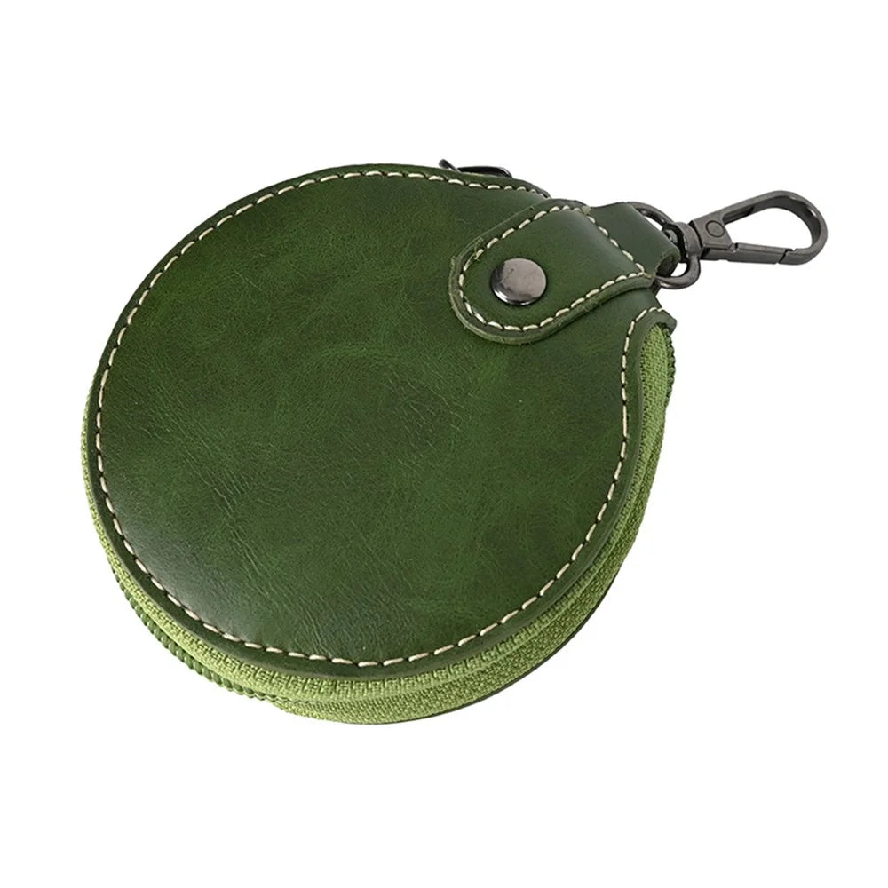 PU Leather Camera Carrying Strap SLR Camera Neck Shoulder Strap + Small Bag - Green - 2