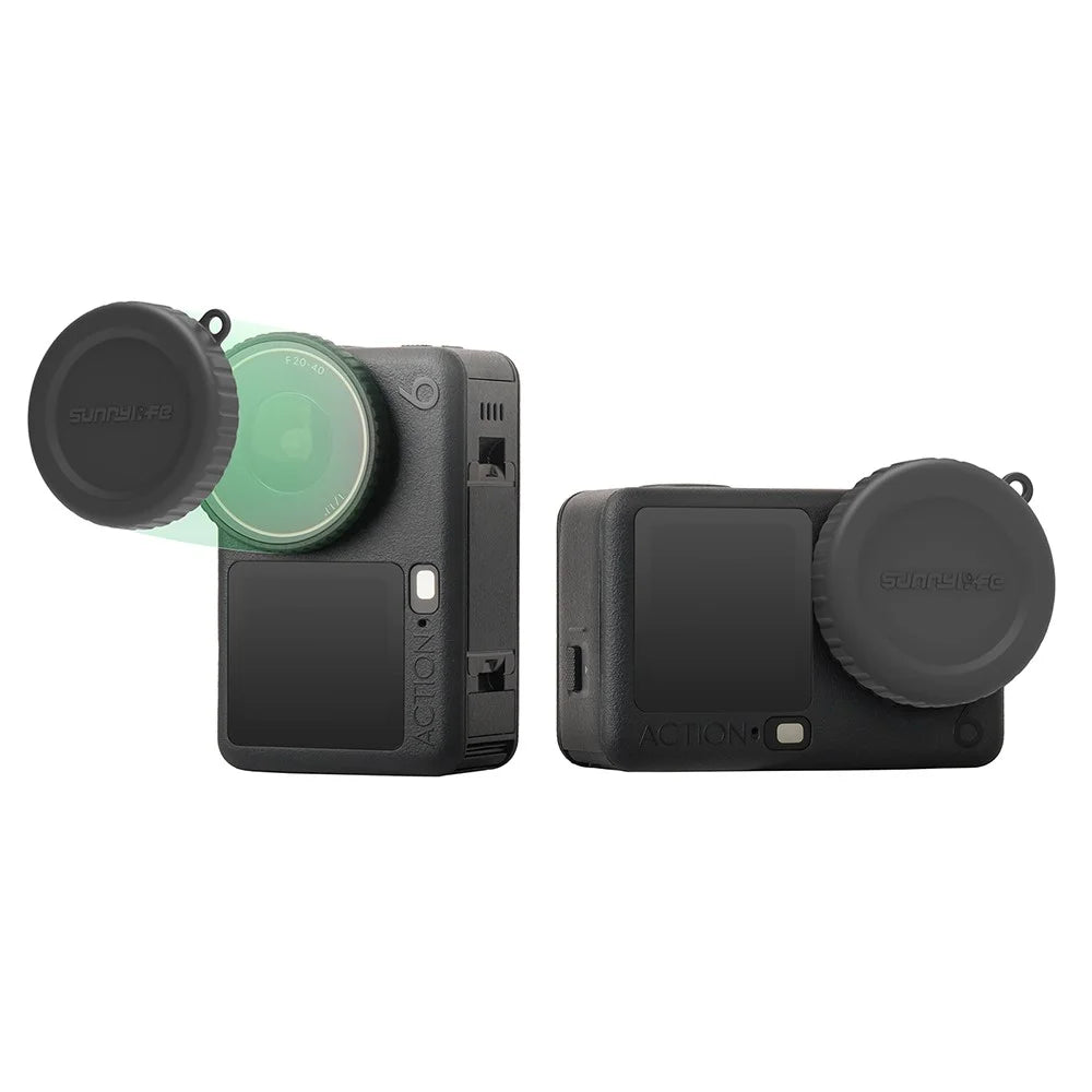 SUNNYLIFE OA6-BHT133 For DJI Osmo Action 6 Camera Lens Protector Silicone Cover Anti-Drop Camera Accessory - 1