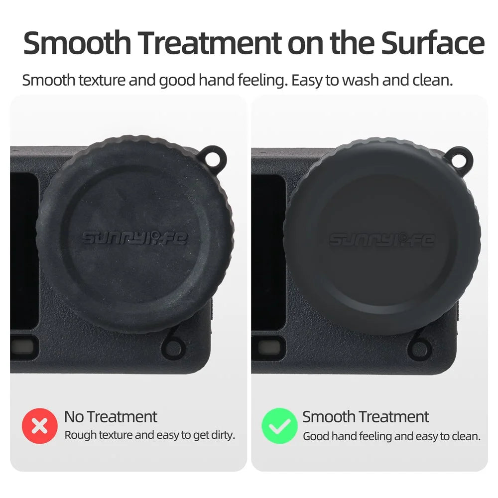 SUNNYLIFE OA6-BHT133 For DJI Osmo Action 6 Camera Lens Protector Silicone Cover Anti-Drop Camera Accessory - 7