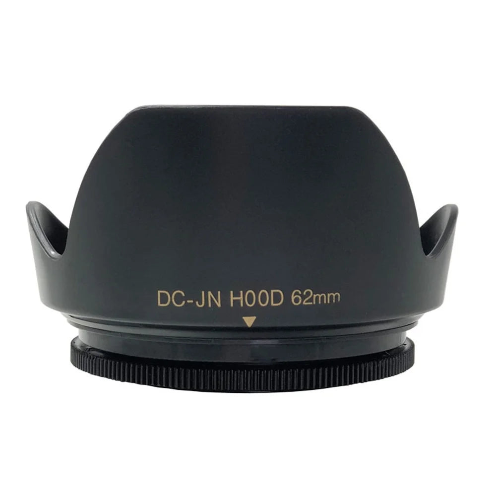 SLR Camera Reversible Design Lens Hood Plastic Camera Lens Shading Cover - 62mm - 1