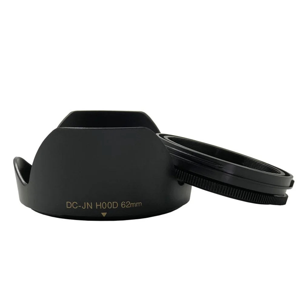SLR Camera Reversible Design Lens Hood Plastic Camera Lens Shading Cover - 62mm - 2