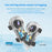 50m Waterproof Case for Insta360 X4 Air Action Camera Underwater Housing Anti Fog Diving Shell, Two-claw Design - 6