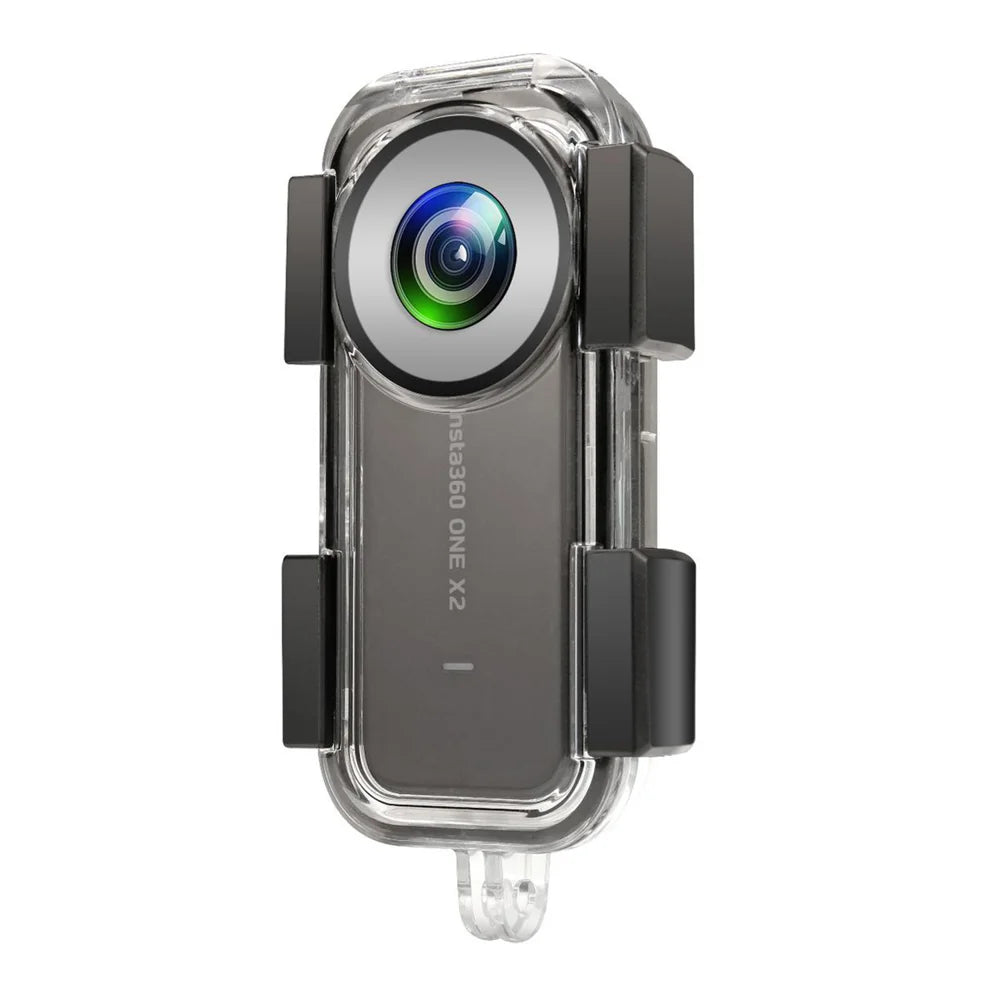 For Insta360 ONE X2 Underwater Housing Waterproof Camera Case Transparent PC Diving Shell - 1