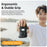 SUNNYLIFE OA6-BK144 For DJI Osmo Action 6 Camera 2 in 1 Detachable Protective Frame Street Shooting Grip Kit - Black - 7