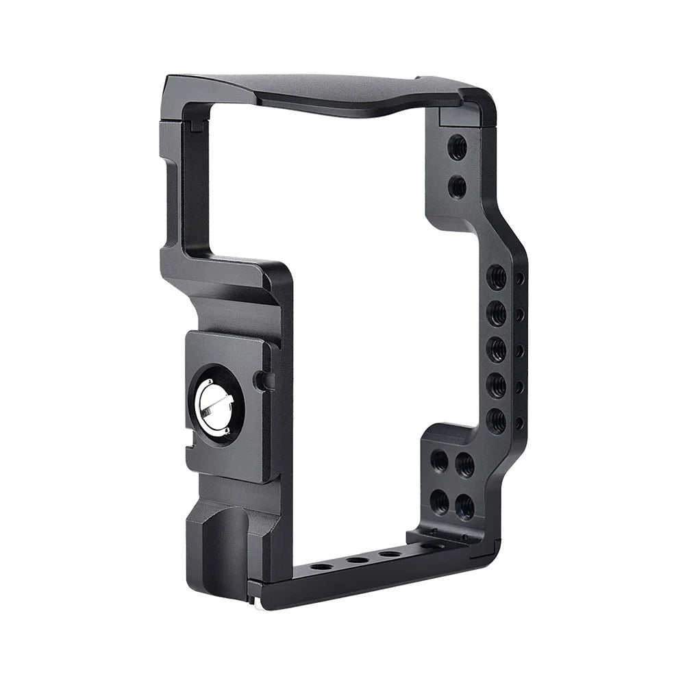 YELANGU C6-B Aviation Aluminum Frame Cage for Sony A6000/A6300/A6400/A6500 Quick Release Plate Base Protective Cover with Cold Shoe Adapter Camera Accessories - 4