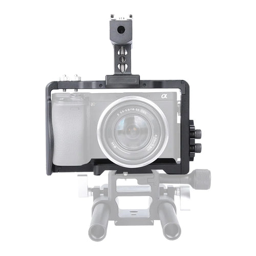 YELANGU C6-A SLR Camera Protective Cage for Sony A6000/A6300/A6400/A6500 Anti-rust Hard Aluminum Alloy Expansion Camera Frame Kit Gimbal Stabilizer - 1