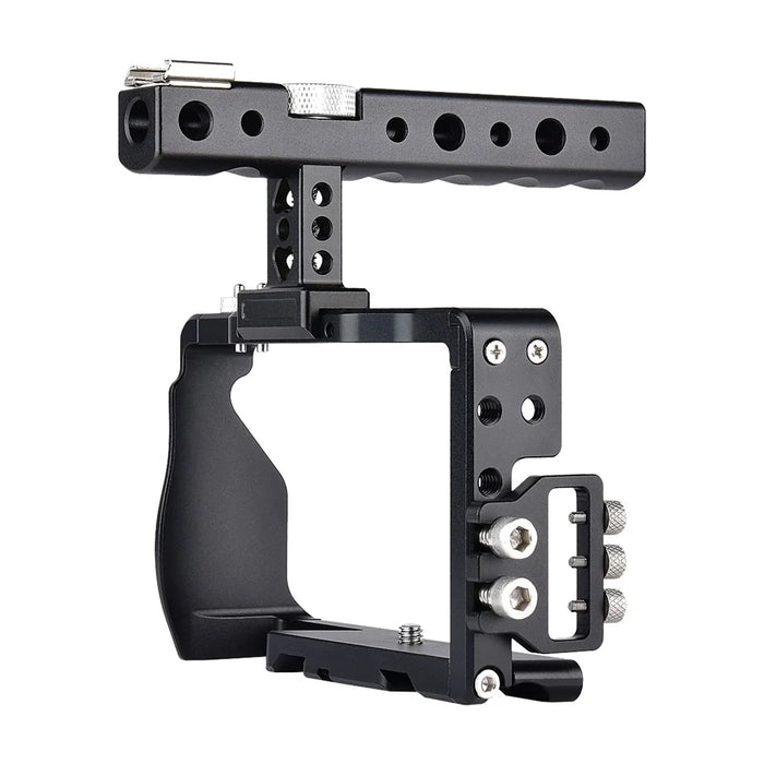 YELANGU C6-A SLR Camera Protective Cage for Sony A6000/A6300/A6400/A6500 Anti-rust Hard Aluminum Alloy Expansion Camera Frame Kit Gimbal Stabilizer - 6