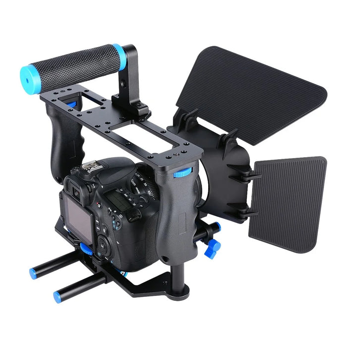 YELANGU C200 Professional Follow Focus Rig DSLR Camera Rabbit Cage Kit - 5