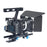 YELANGU C500 Metal Frame Cage Kit for GH4/A7S/A7/A7R/A7RII/A7SII Shock Absorption Stabilizer Quick Release Base Handheld Camera Cage with Cold Shoe Photographic Accessories - Blue - 6