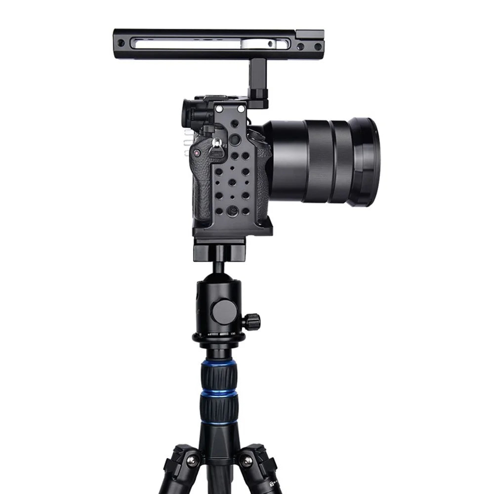 YELANGU CA7 SLR Camera Protective Cage for Sony Camera, Anti-rust Hard Aviation Aluminum Camera Frame Kit Gimbal Stabilizer - 5