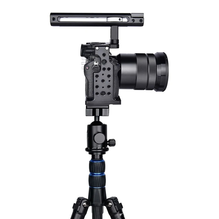 YELANGU CA7 SLR Camera Protective Cage for Sony Camera, Anti-rust Hard Aviation Aluminum Camera Frame Kit Gimbal Stabilizer - 5