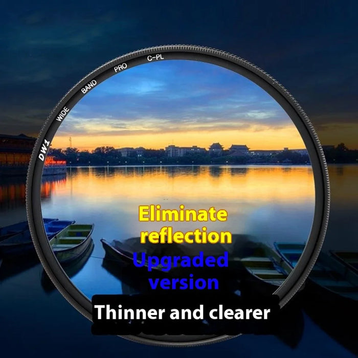 ZOMEI 55mm CPL Circular Polarizing Filter Camera Lens Filter Anti Reflection for DSLR Photography - 3