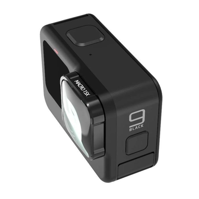 GP9 1953-22 15X Macro Camera Lens Action Camera Optical Glass Lens Shooting Additional Lens Accessories for GoPro Hero 9 - 5