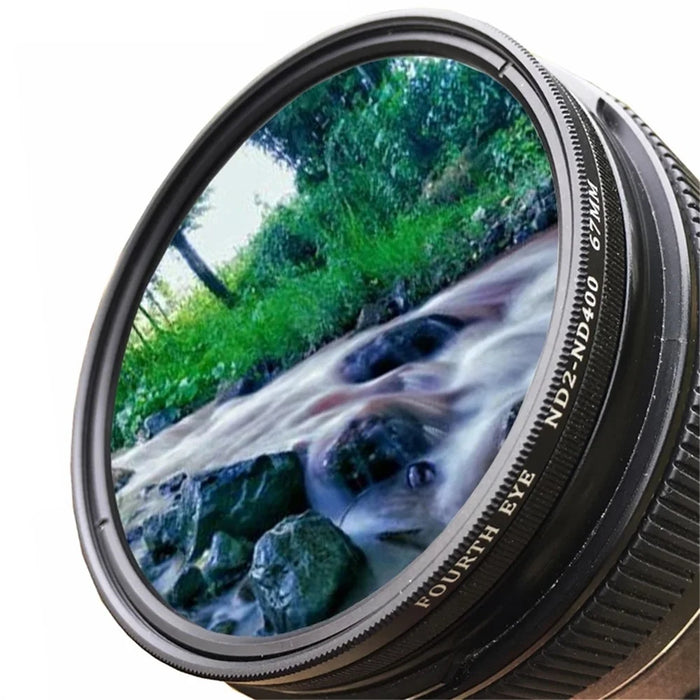 ND2-400 67mm ND Lens Filter Optical Glass Adjustable ND400 Neutral Density Camera Lens Filter - 3