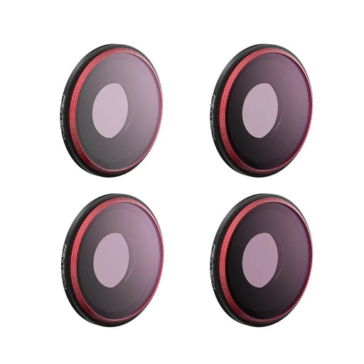 PGYTECH P-32C-013 Multi-Layer Coated ND-PL Filters Set for DJI Osmo Action 3 NDPL 8, 16, 32, 64 Camera Filters Waterproof Oil-Proof Lens Filters (Professional Edition) - 1