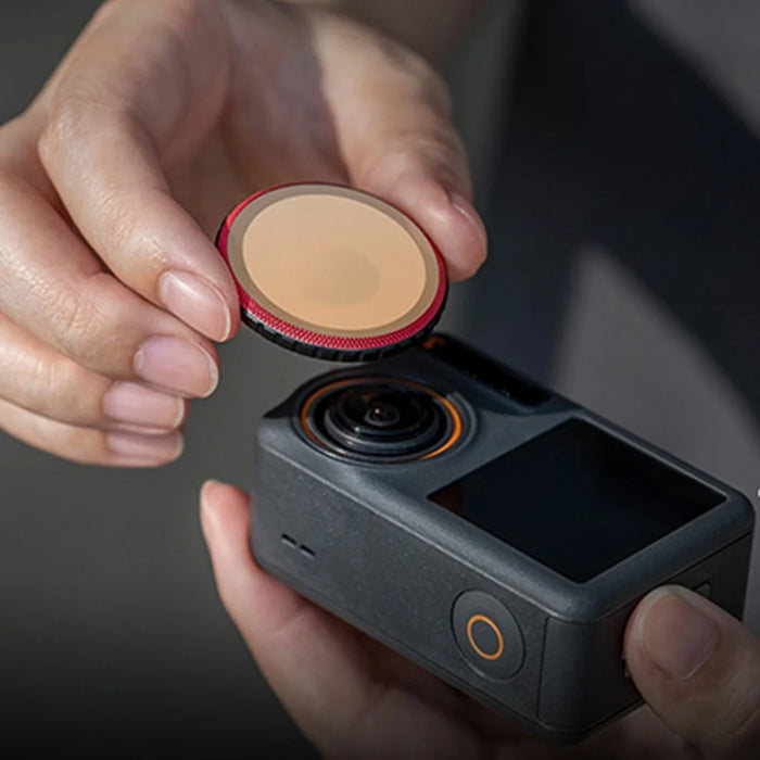 PGYTECH P-32C-013 Multi-Layer Coated ND-PL Filters Set for DJI Osmo Action 3 NDPL 8, 16, 32, 64 Camera Filters Waterproof Oil-Proof Lens Filters (Professional Edition) - 2