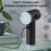 JC-B1 Cordless Air Duster Blower Electric Air Blower Rechargeable Handheld Computer Laptop Keyboard Cleaning Tool - Black / Silver - 3