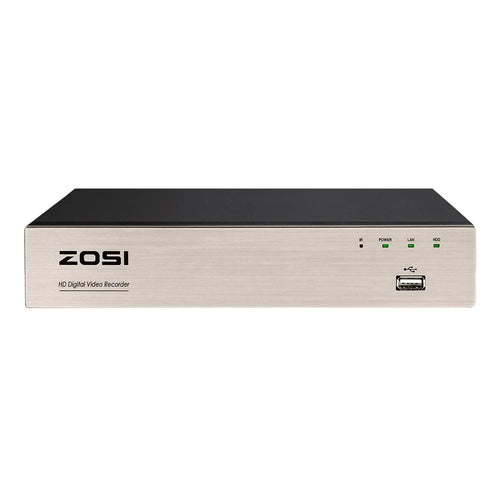 ZOSI 3K Lite 8CH HD 4-in-1 DVR Compatible with HD-TVI  /  CVI  /  AHD  /  CVBS Cameras AI Human Vehicle Detection Remote Access Digital Video Recorder for Home Security - 1