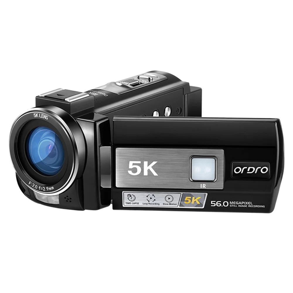 ORDRO AE20 3 Inch IPS Screen Digital Camera Wide Angle IR Night Vision Video Camera - 1