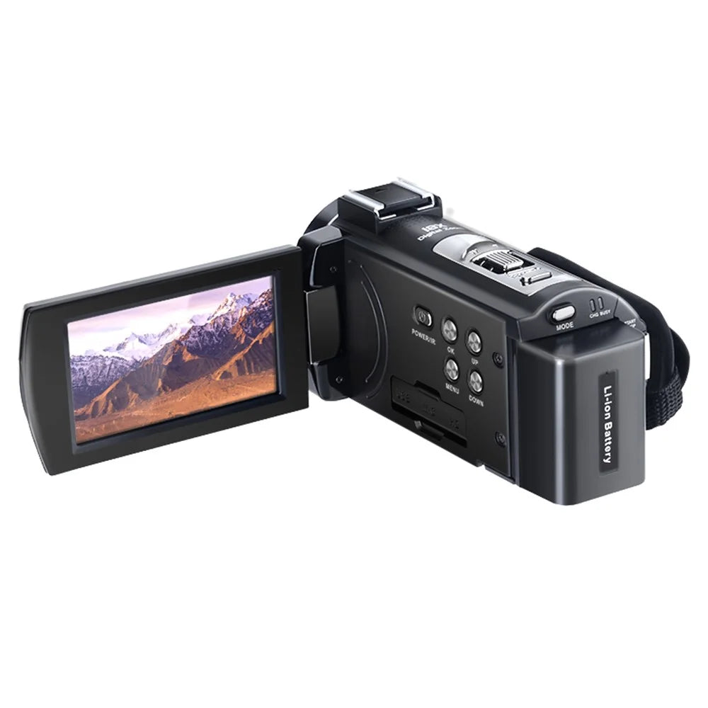 ORDRO AE20 3 Inch IPS Screen Digital Camera Wide Angle IR Night Vision Video Camera - 4