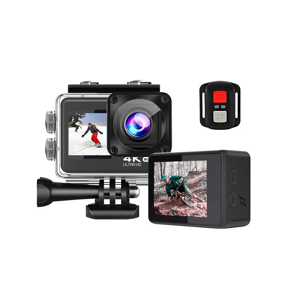 F200AA HD Dual Screen 1080P Action Camera Wireless WiFi Outdoor Portable Camera DV Sports Camera with Waterproof Case - 1