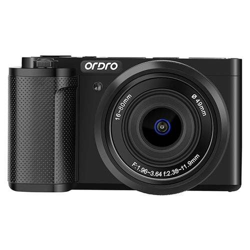ORDRO G930 3.2 Inch IPS Touch Screen Camcorder Face Tracking 5K Ultra HD Digital Mirrorless Camera - Black - 1