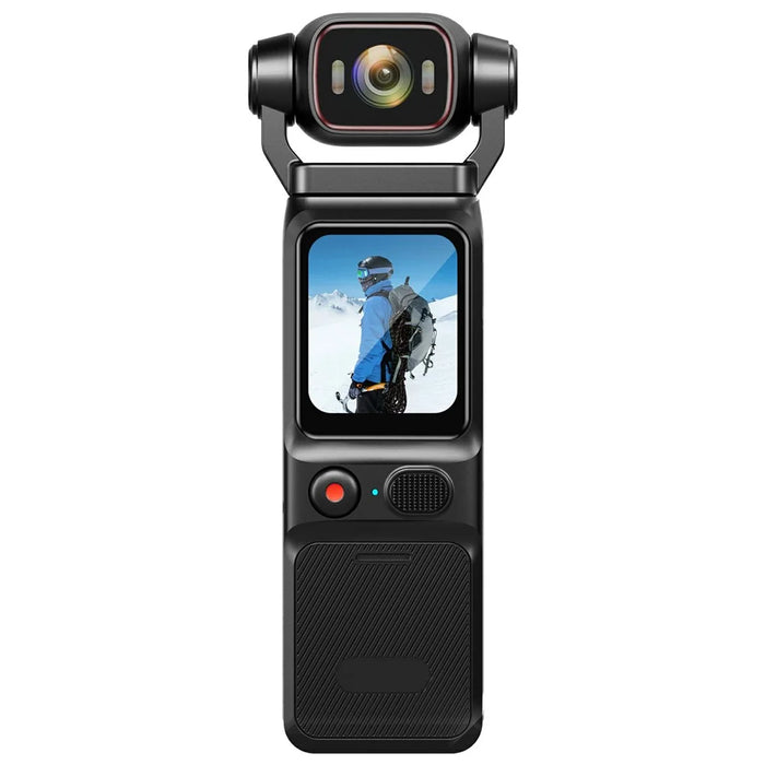 L18 1.69 Inch Touch Screen 4K Wireless Action Camera Gyroscope Stabilization Pocket Camera, with 64GB Card + Card Reader - 1