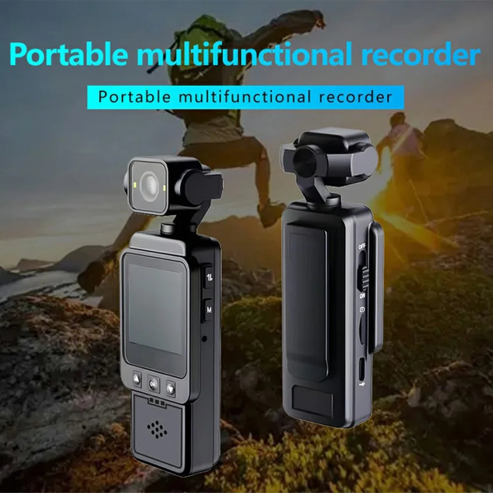 DV01 1080P Pocket Action Camera High Definition Anti Shake WiFi Sports Camera, No TF Card - 4