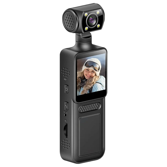 M12 4K Outdoor Sports Camera Night Vision Anti Shake WiFi Pocket Action Cam, No TF Card - 1