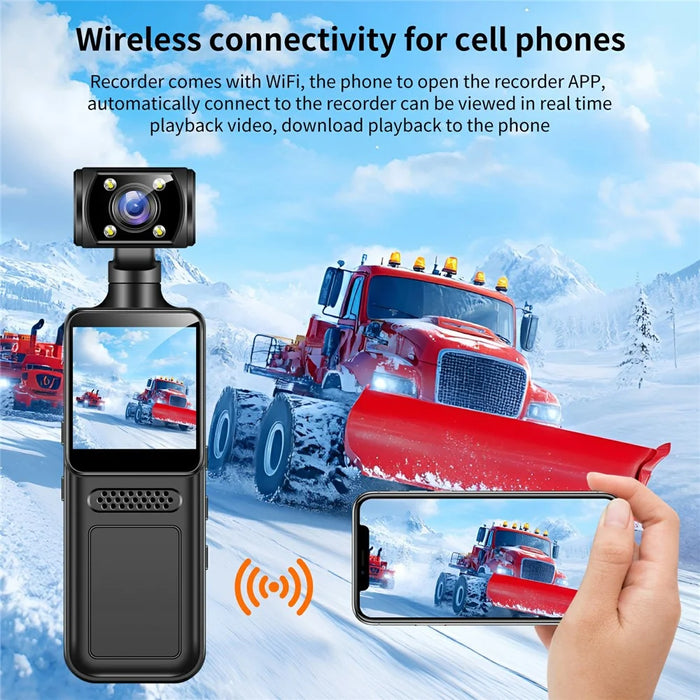M12 4K Outdoor Sports Camera Night Vision Anti Shake WiFi Pocket Action Cam, No TF Card - 7