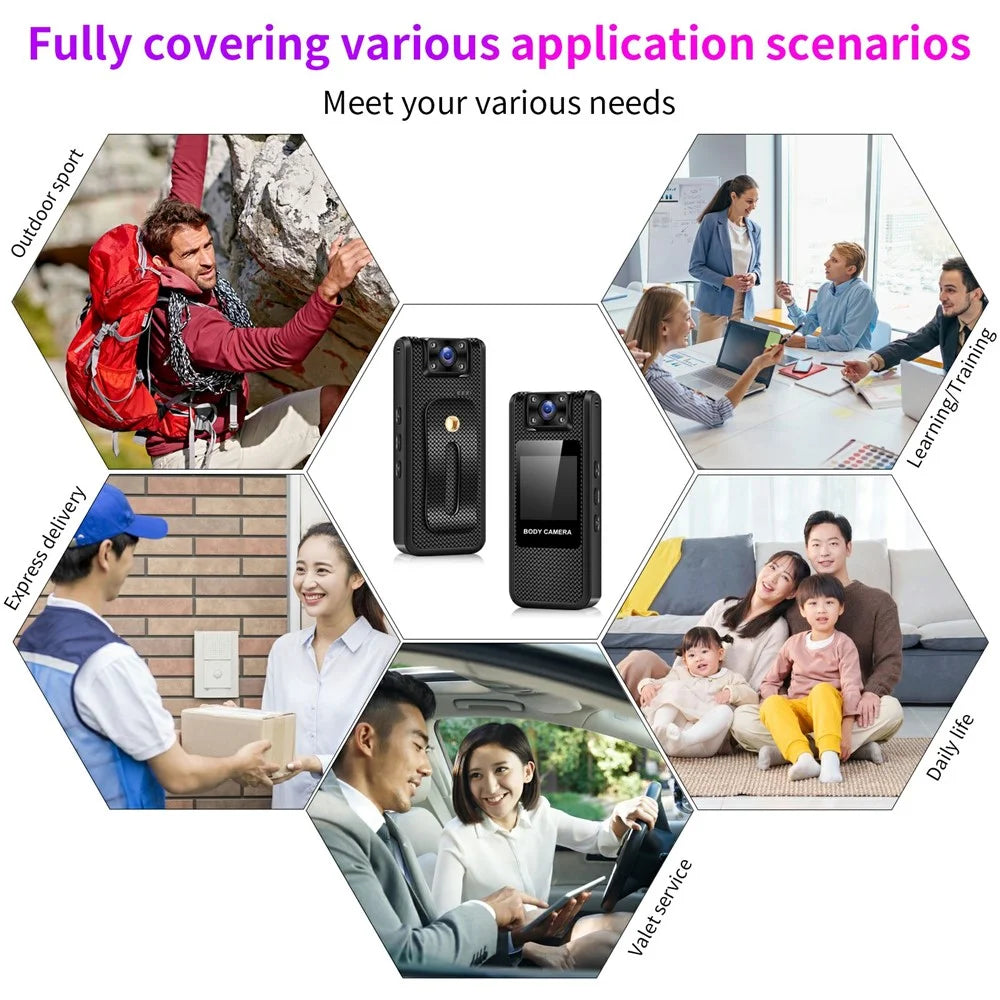 M11-A 4K Outdoor Sports Camera Night Vision Portable WiFi Pocket Action Cam with Rotating Lens, No TF Card - 5