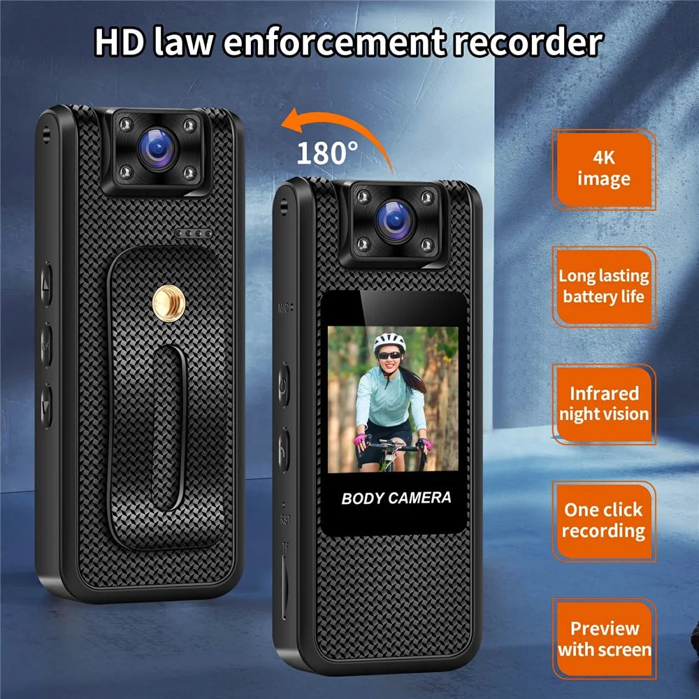 M11-A 4K Outdoor Sports Camera Night Vision Portable WiFi Pocket Action Cam with Rotating Lens, with 32GB Card - 3