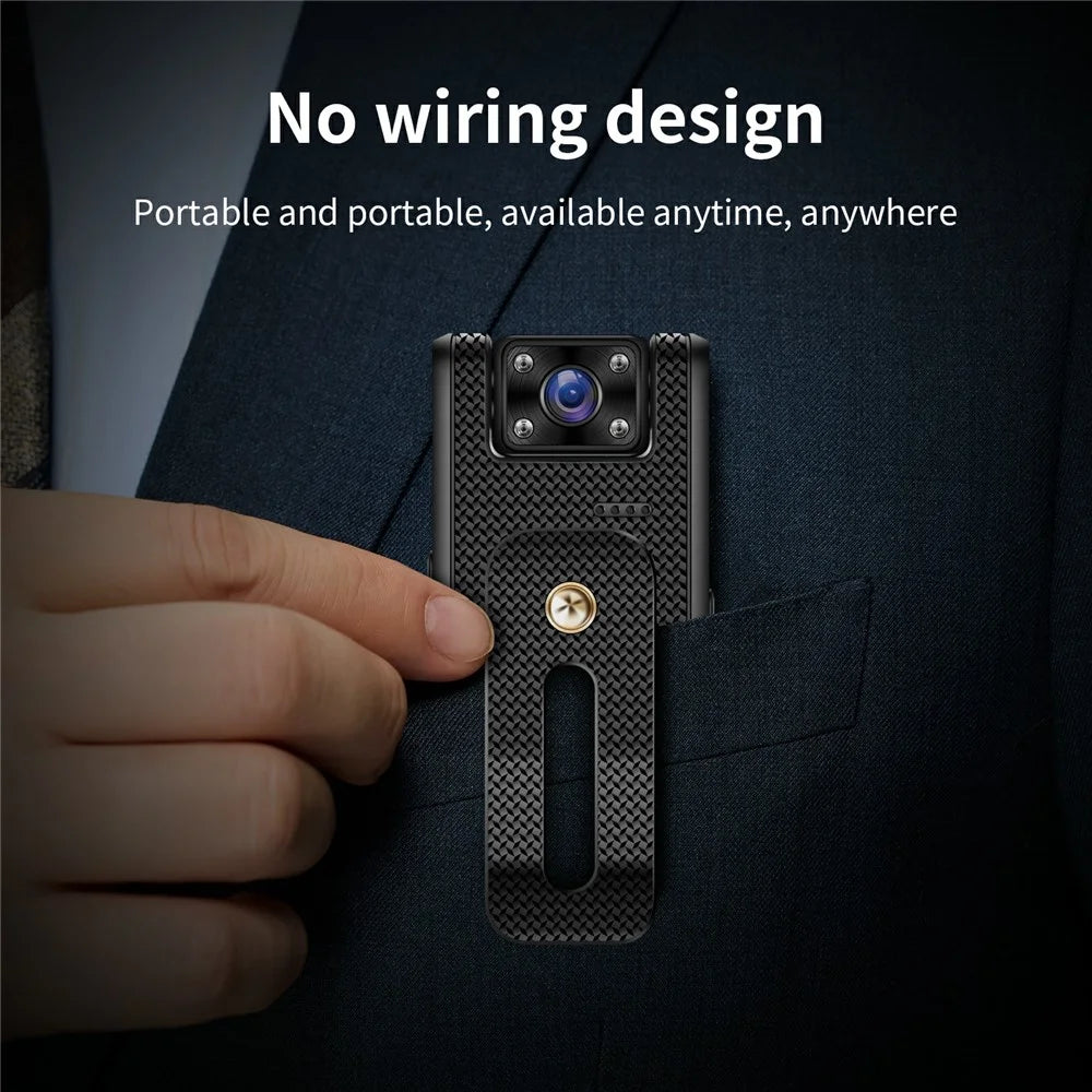 M11-A 4K Outdoor Sports Camera Night Vision Portable WiFi Pocket Action Cam with Rotating Lens, with 32GB Card - 4