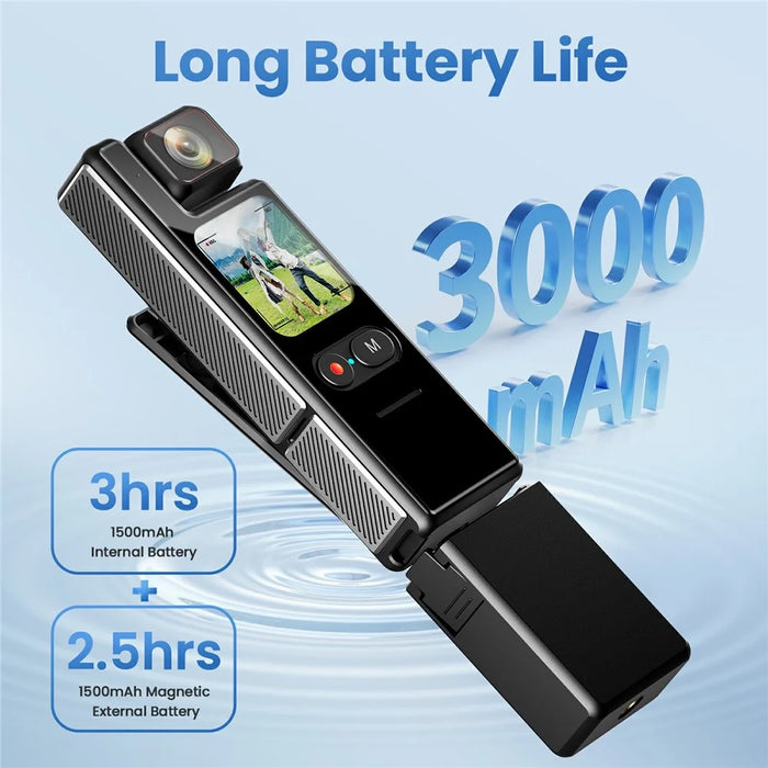 L17 1.69 Inch 4K Wireless Action Camera EIS Anti Shake Touch Screen Sports Camcorder for Vlogging - 5