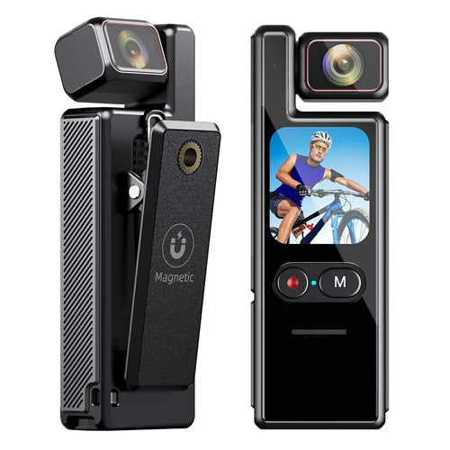 L17 1.69 Inch 4K Wireless Action Camera EIS Anti Shake Touch Screen Sports Camcorder with 32GB Card + Card Reader - 1