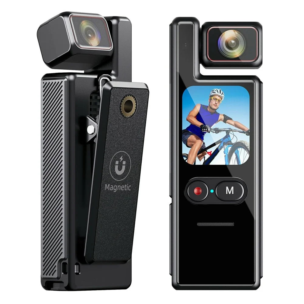 L17 1.69 Inch 4K Wireless Action Camera EIS Anti Shake Touch Screen Sports Camcorder with 64GB Card + Card Reader - 1