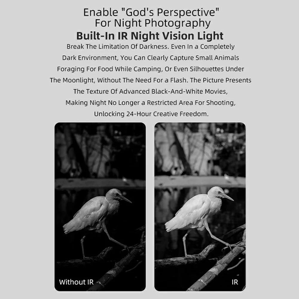 ORDRO Z36 4K UHD Video Camera 3.0 Inch IPS Screen 18X Digital Zoom IR Night Vision Digital Camcorder - 7