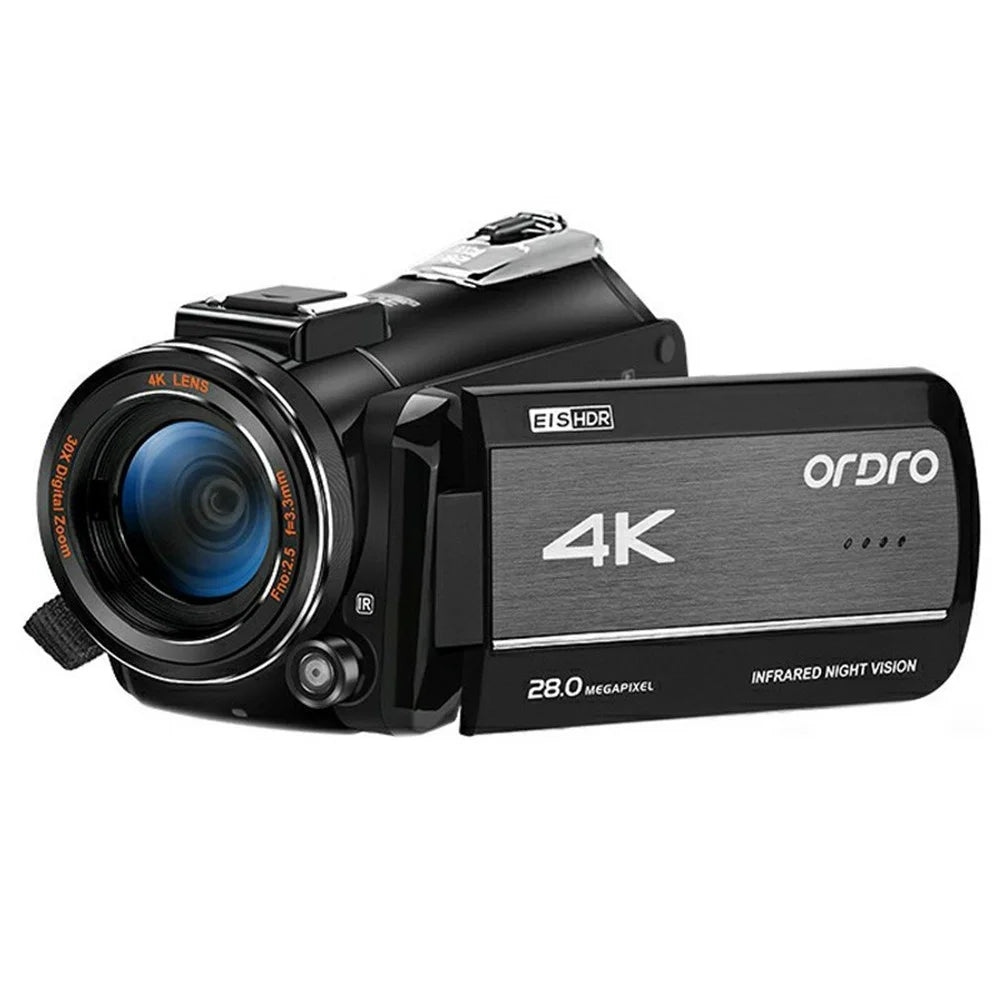 ORDRO AZ30 3.0 Inch IPS Touch Screen Night Vision Digital Camcorder 4K UHD EIS Anti Shake Video Camera - 2