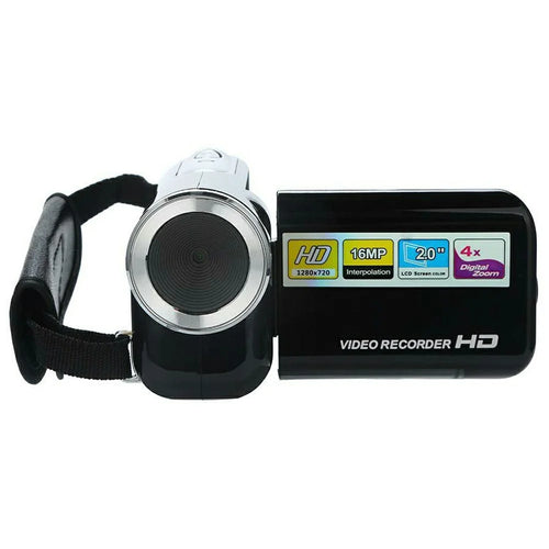 DV20 Handheld Digital Video Camera 2 Inch IPS Screen 16X Digital Zoom 720P Video Recorder - 1
