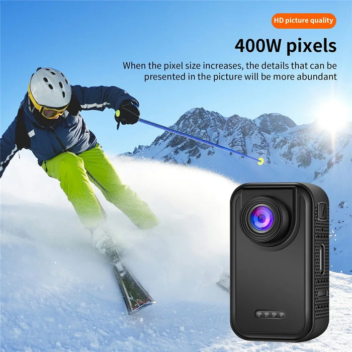 D200 1080P Action Camera with 32G TF Card Thumb-Sized Portable Pocket Camera for Cycling / Sports / Travel - 7