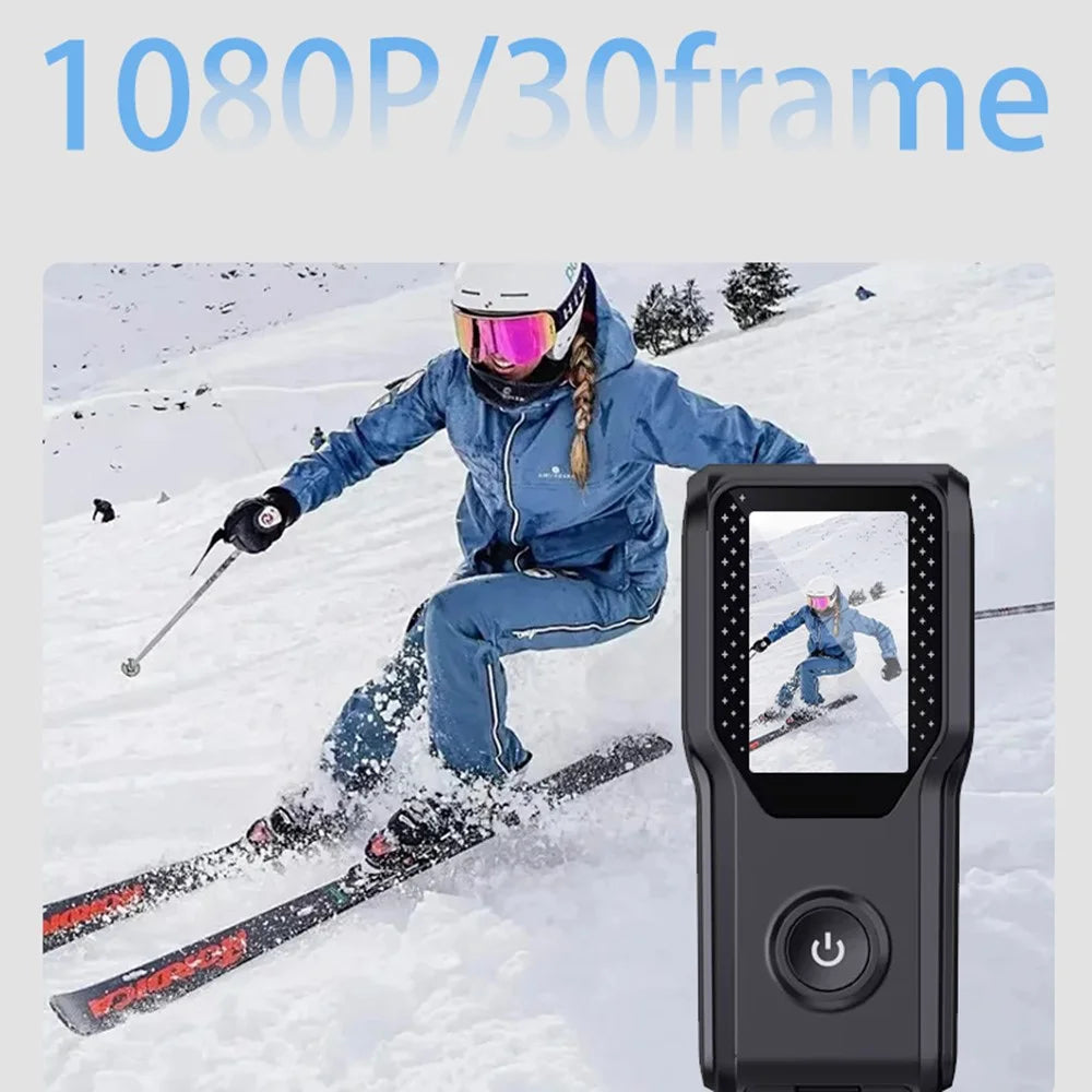 HD 1080P Thumb Size Action Camera 1.18 Inch IPS Screen Mini Video Recorder with 32GB Card - 2