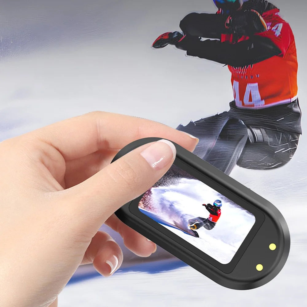 DM10 1.47 Inch HD Screen Mini Thumb Camera for Outdoor Sports Cycling 1080P Video Recorder - Black - 4