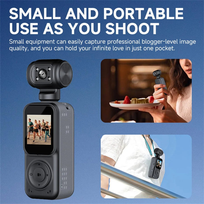 Q5 2K HD Night Vision Action Camera 270 Degree Rotatable Lens WiFi Enabled Pocket Thumb Camera - 6