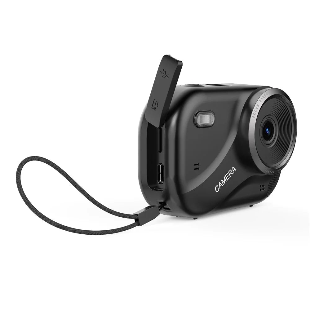 X1000 2.4 Inch Screen Mini Digital Camera for Beginner HD Video Recording CCD Support WiFi Transfer - Black - 5