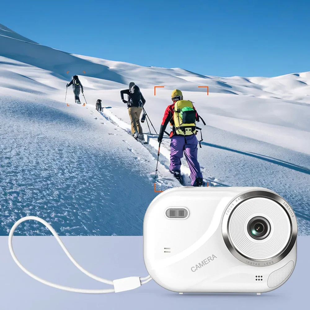 X1000 2.4 Inch Screen Mini Digital Camera for Beginner HD Video Recording CCD Support WiFi Transfer - Black - 7