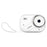 X1000 2.4 Inch Screen Mini Digital Camera for Beginner HD Video Recording CCD Support WiFi Transfer, with 32GB Card + Card Reader - White - 1