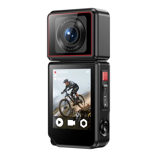 G300pro 2.0 Inch Touchscreen 5K HD Action Camera Electronic Image Stabilization Sports Camera with 180 Degree Rotating Lens - Black - 1